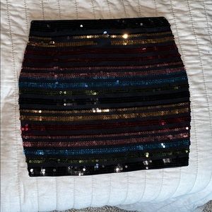 sequins skirt